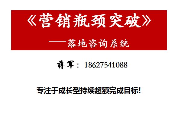 营销瓶颈突破方案咨询班