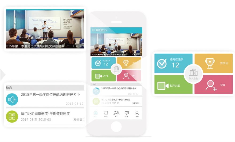 超级企业+蓝领移动教育平台