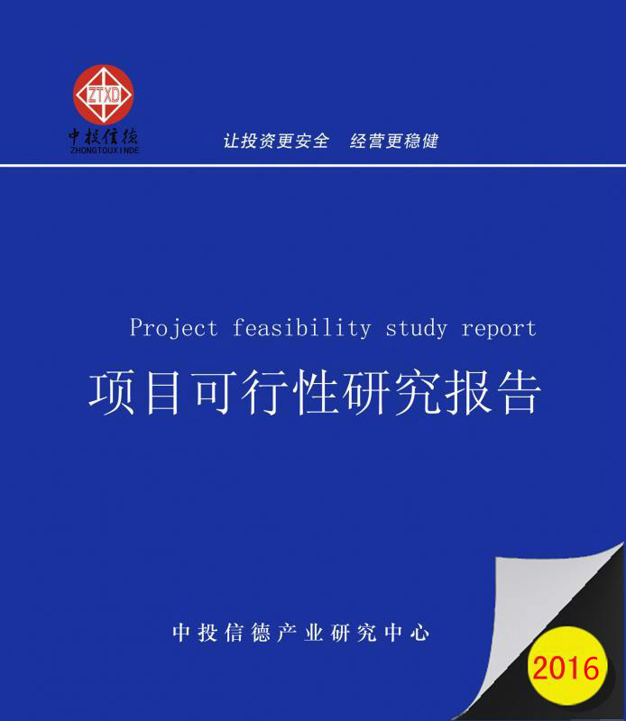 可行性研究报告编制  可研报告 商业计划书 项目立项 项目建议书