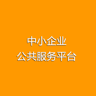 中小企业（互联网）公共服务平台