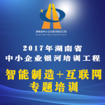 智能制造+互联网专题培训（2017年湖南省中小企业银河培训工程）