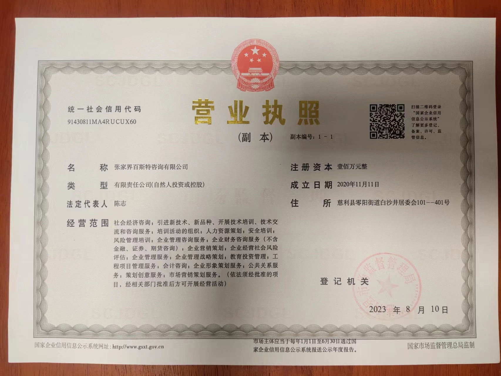 张家界百斯特咨询有限公司