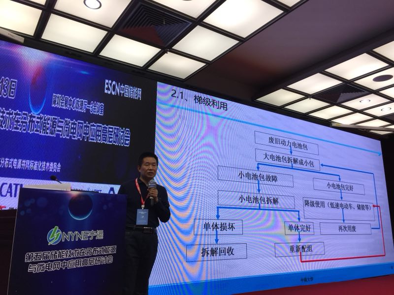 我所所长在深圳召开的第五届储能技术在分布式能源与微电网中应用高层研讨会上讲话